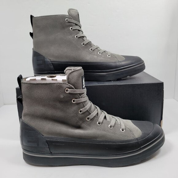 Sorel Cheyanne Metro II Men's Quarry Black Waterproof Boots US